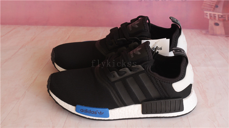 Real Boost Adidas NMD R1 PK Black and Blue